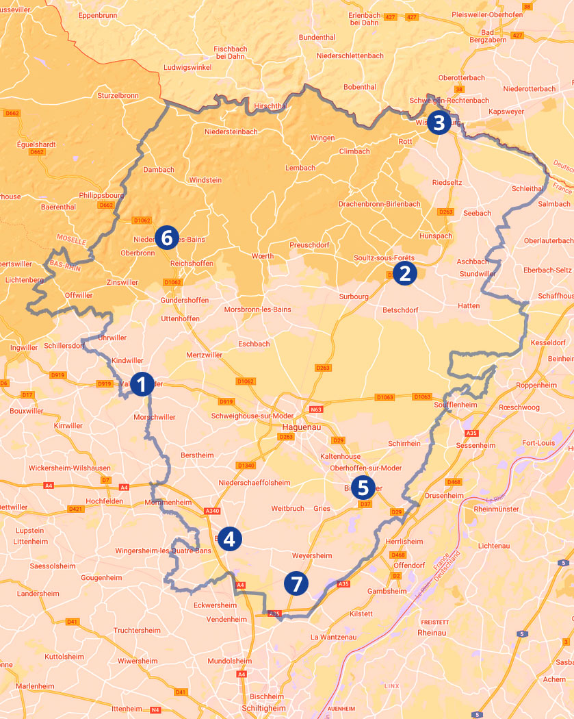 Carte des permanences